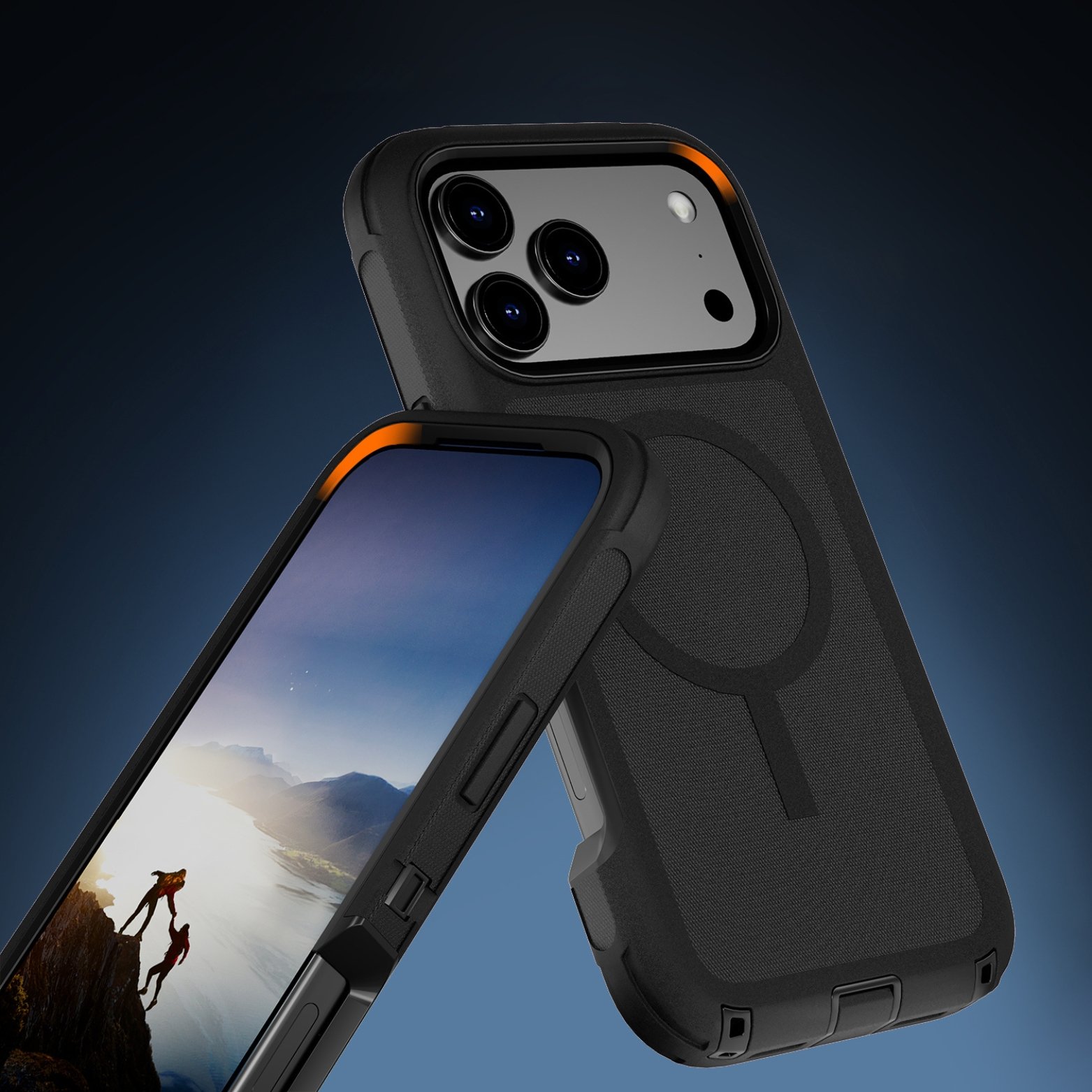 (Adventure) iPhone 17 Pro Heavy Duty MagSafe Case – Black - Image 3