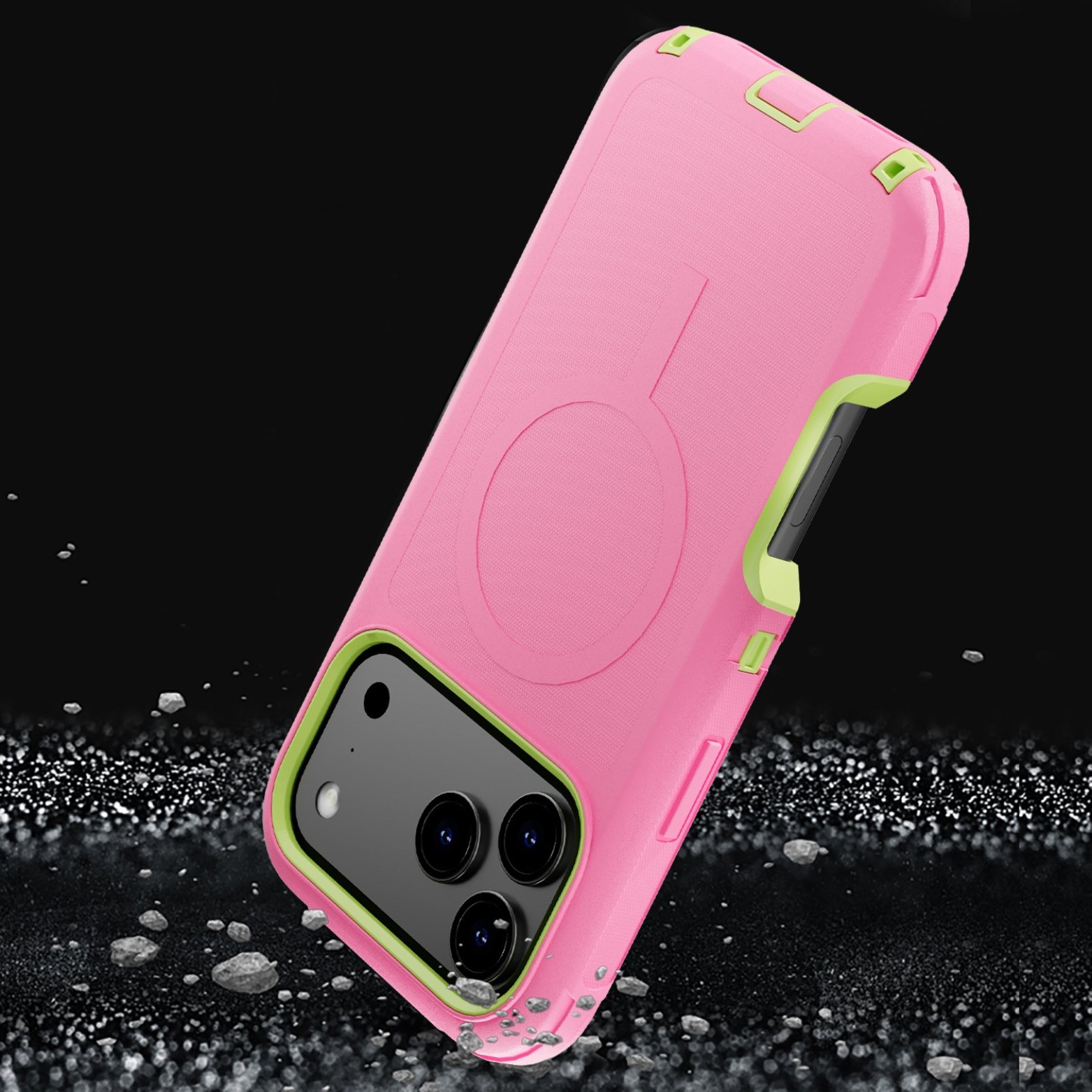 (Adventure) iPhone 17 Pro Heavy Duty MagSafe Case – Pink - Image 5