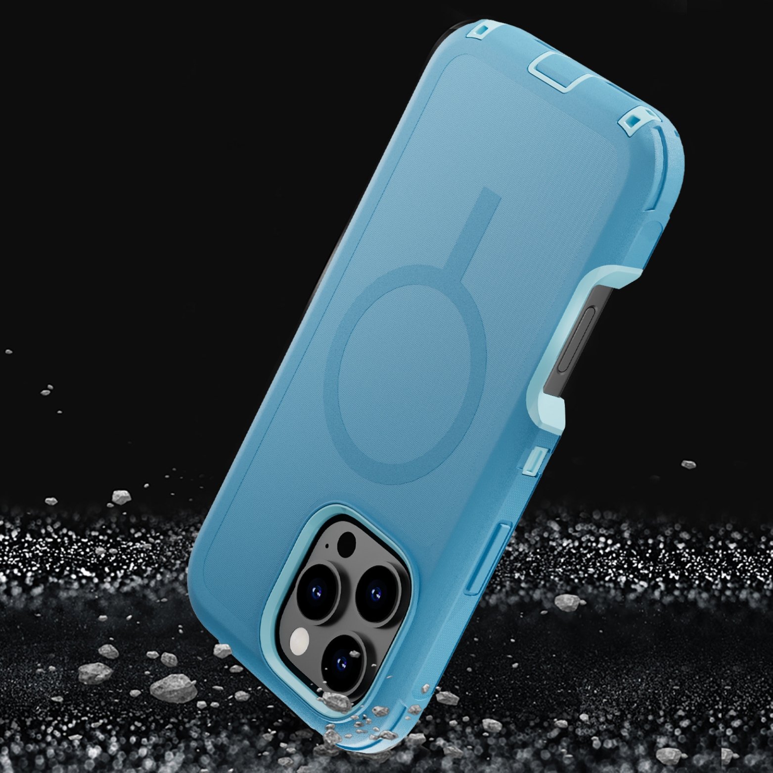 (Adventure) iPhone 17 Heavy Duty MagSafe Case – Sky Blue - Image 5