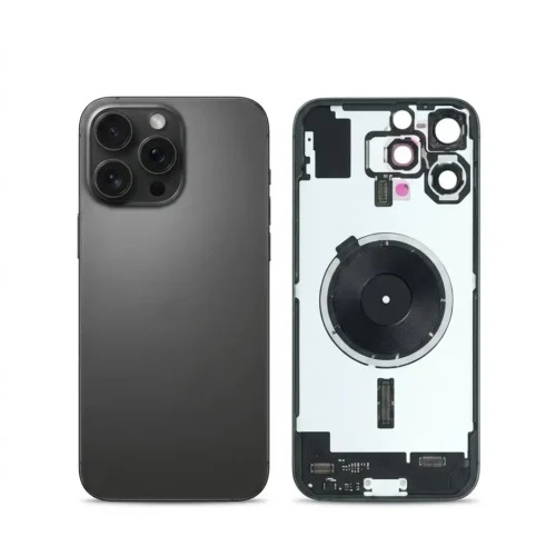 Back Glass with Wireless MagSafe  for iPhone 16pro – BLACK