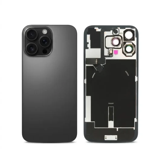 Back Glass with Wireless NFC and MagSafe  for iPhone 16 Pro – Black Titanium