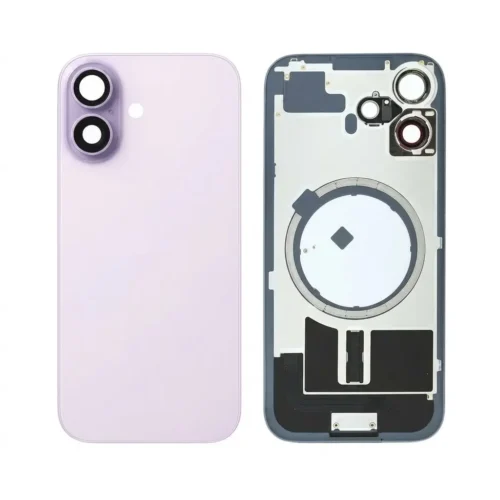 Back Glass with Wireless and MagSafe for iPhone-17-PURPLE