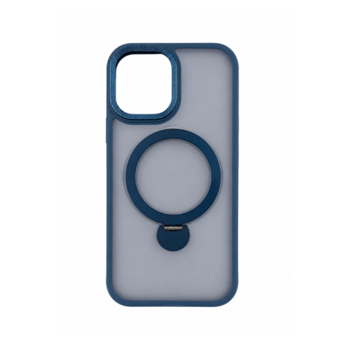 iPhone 16 Plus MagSafe Ring Stand Case – Blue