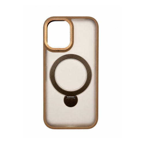 iPhone 16 Plus MagSafe Ring Stand Case – Gold