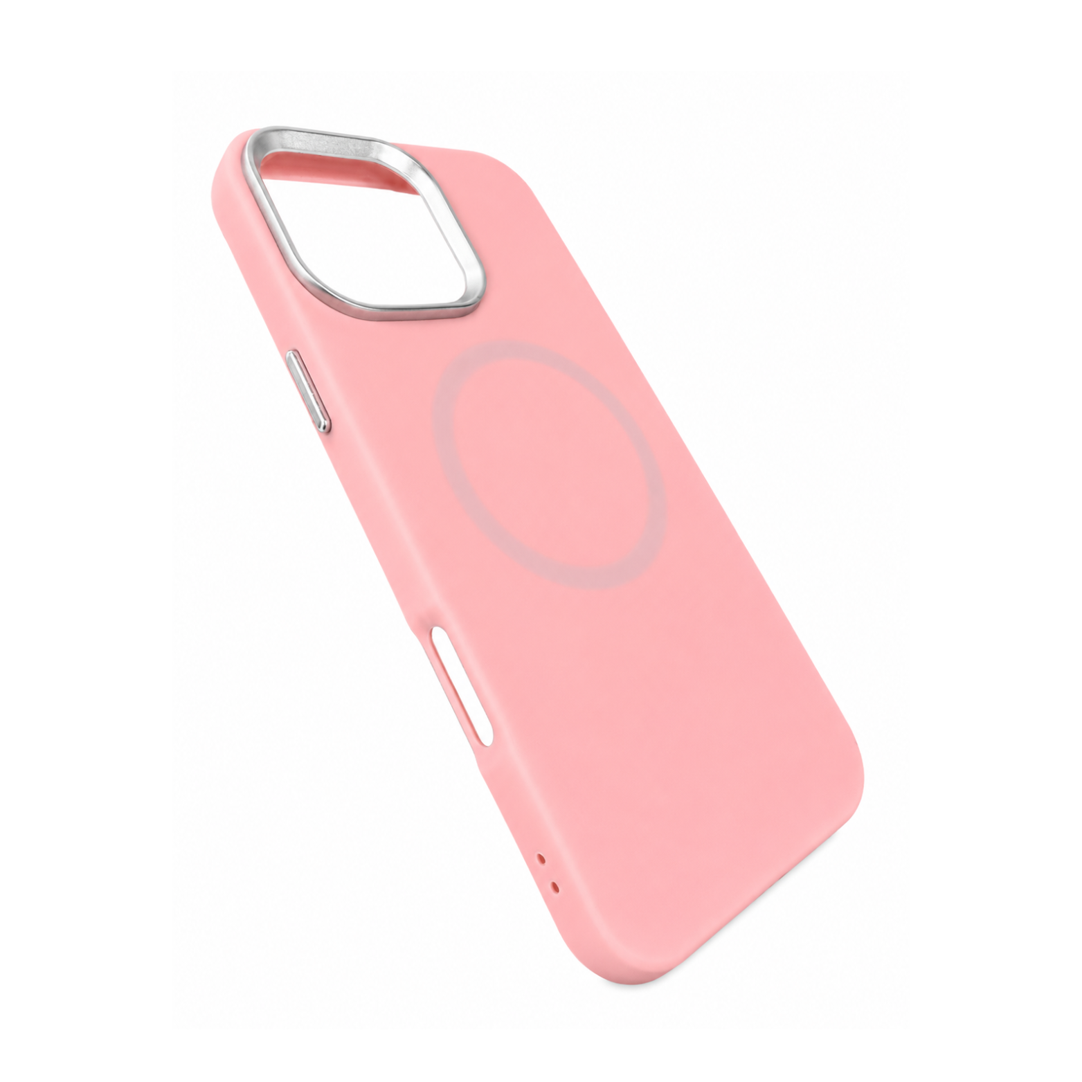 iPhone 16 Pro Max Silicone MagSafe Case - Blush Pink - Image 4