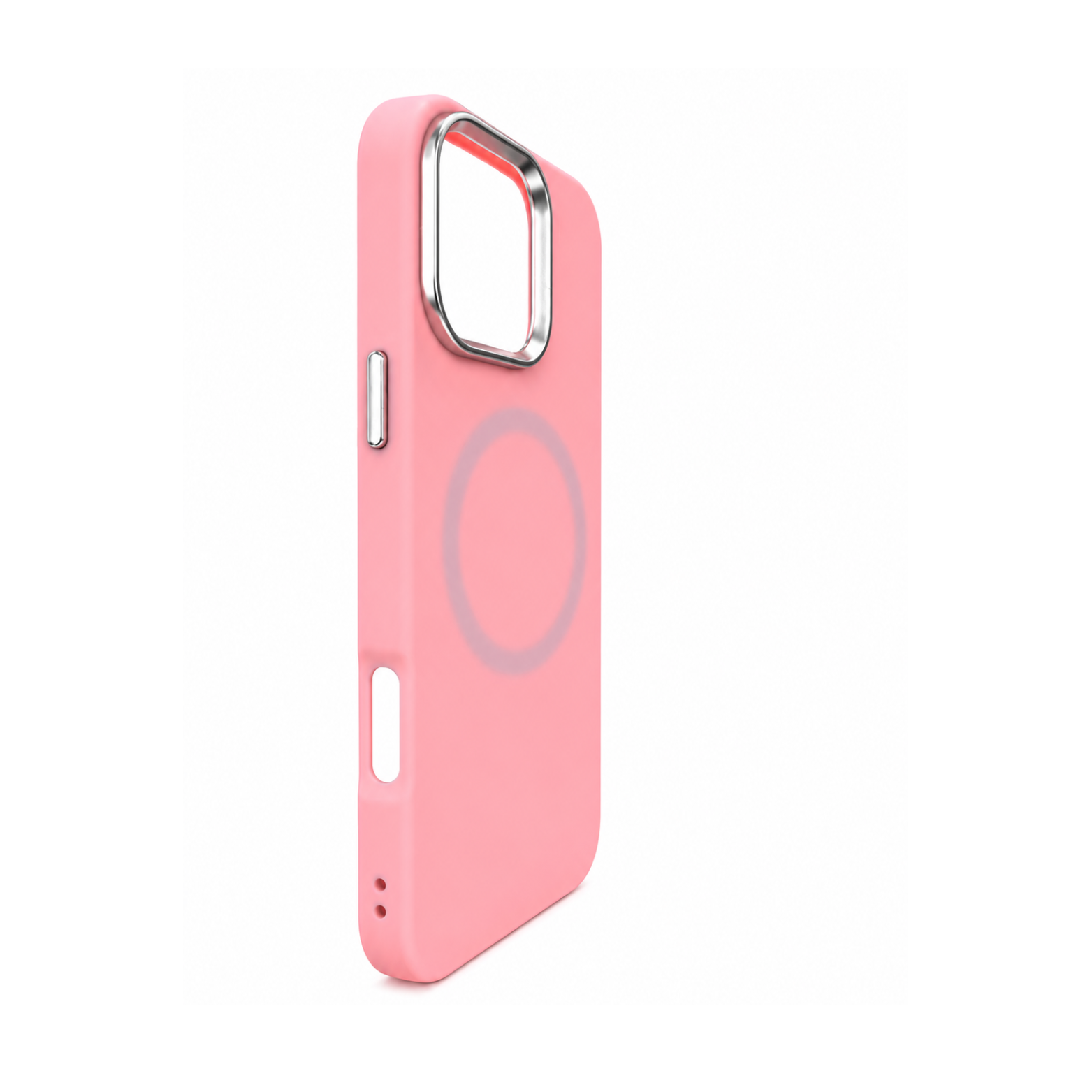 iPhone 16 Pro Max Silicone MagSafe Case - Blush Pink - Image 3