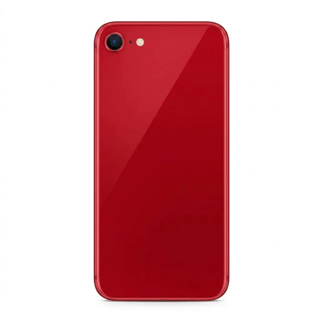 iPhone 7/SE 2020 Back Glass Bigger Camera Hole – Red