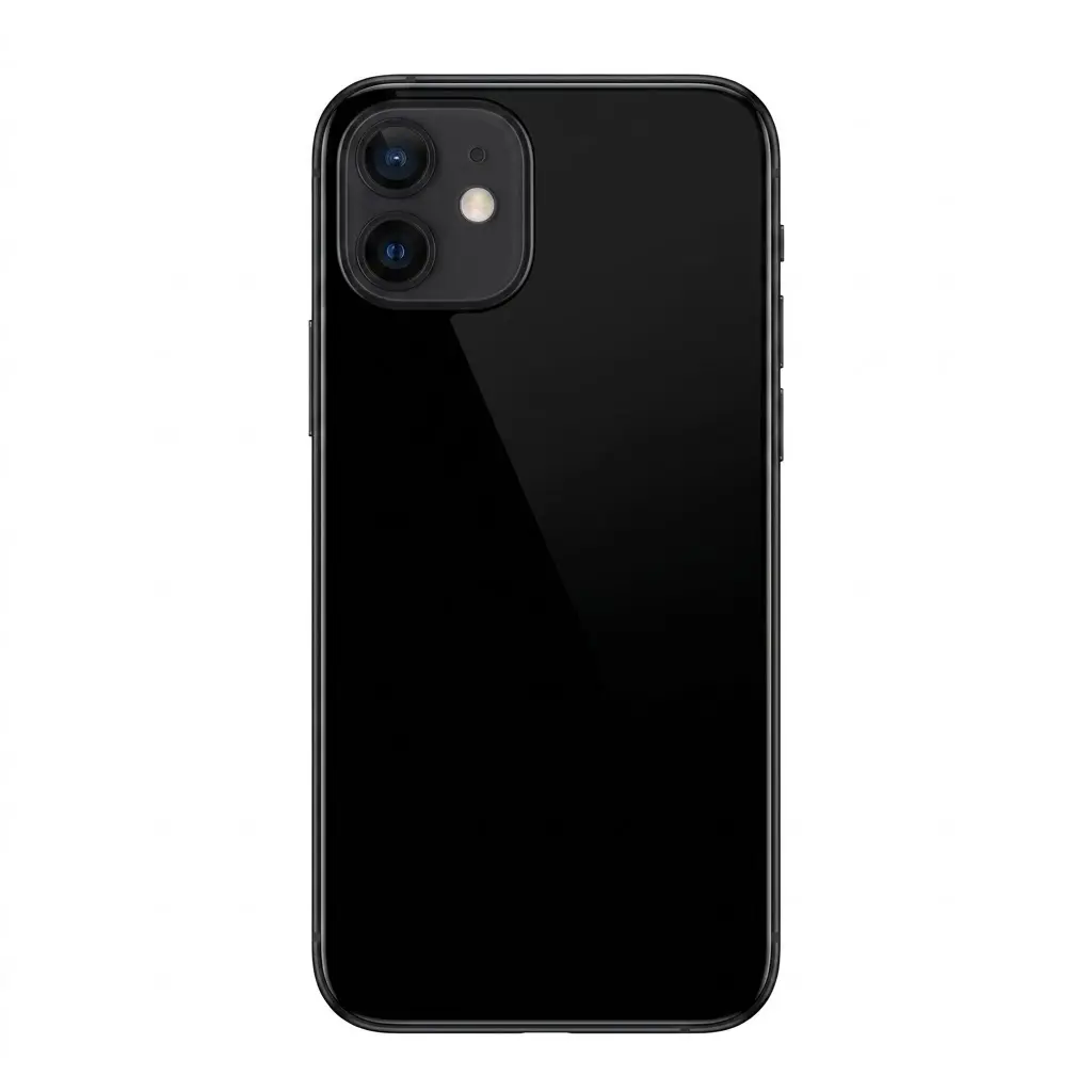 iPhone 12 Mini Back Glass Bigger Camera Hole – Black