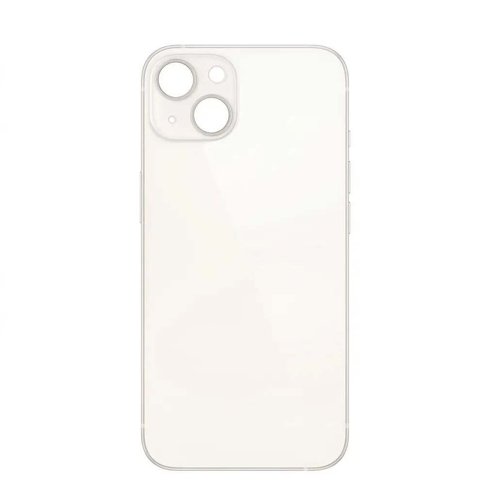 iPhone 13 Back Glass Bigger Camera Hole –Starlight White