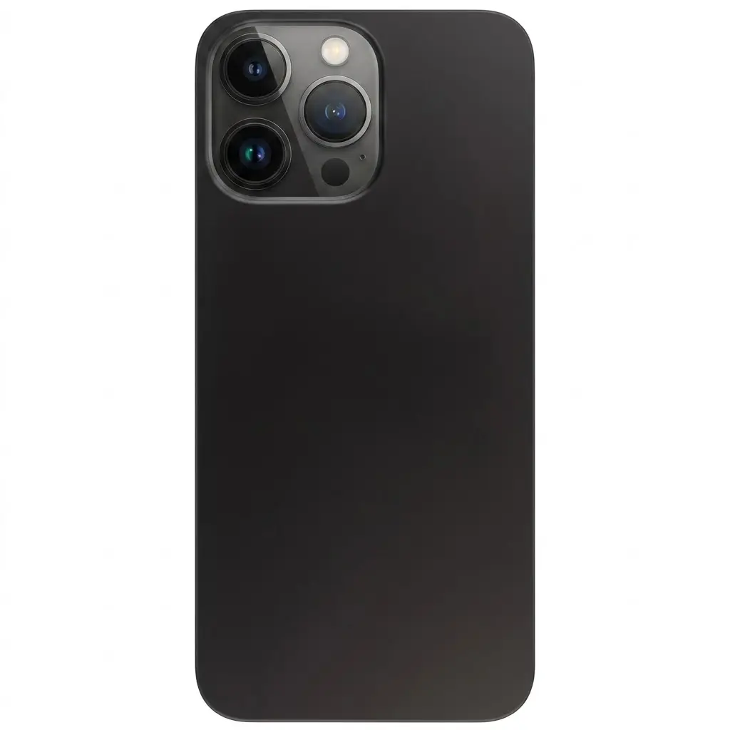 iPhone 15 pro max Back Glass Bigger Camera Hole – Black