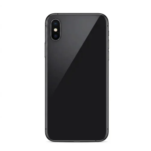 iPhone X Back Glass Bigger Camera Hole -Space Gray/black