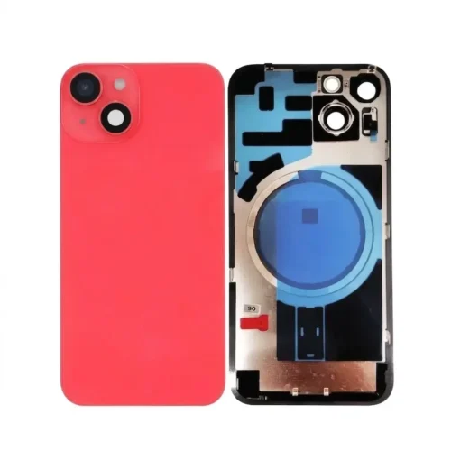 Back Glass with Wireless MagSafe Magnet for iPhone 14 – Red