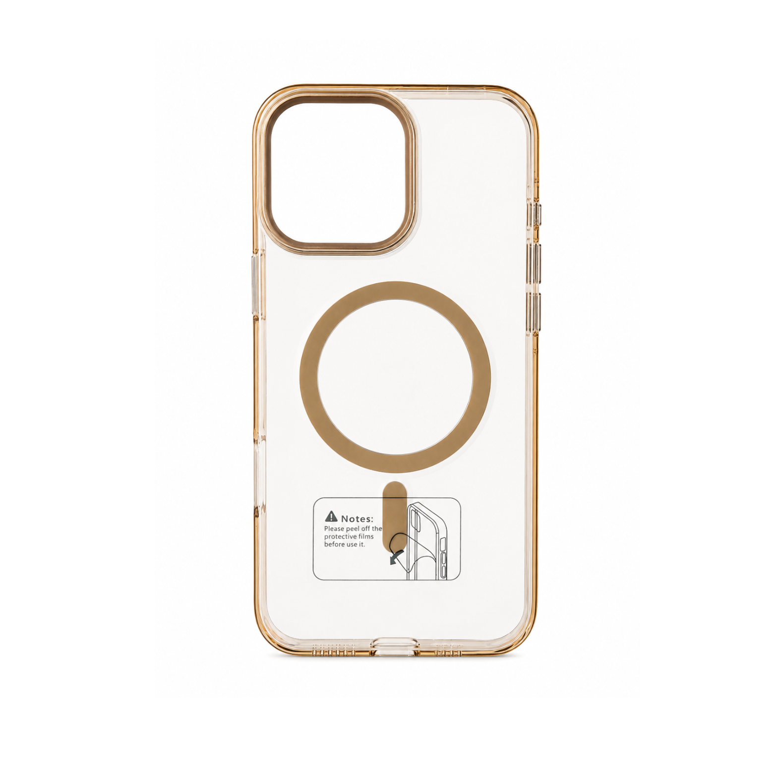 iPhone 16 Pro Clear MagSafe Hard Case - Gold