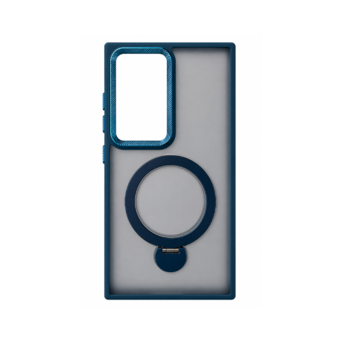 Samsung Galaxy S24 Ultra Frosted MagSafe Ring Stand Case – Ocean Blue