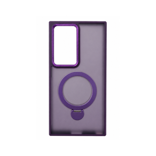 Samsung Galaxy S24 Ultra Frosted MagSafe Ring Stand Case – Royal Purple