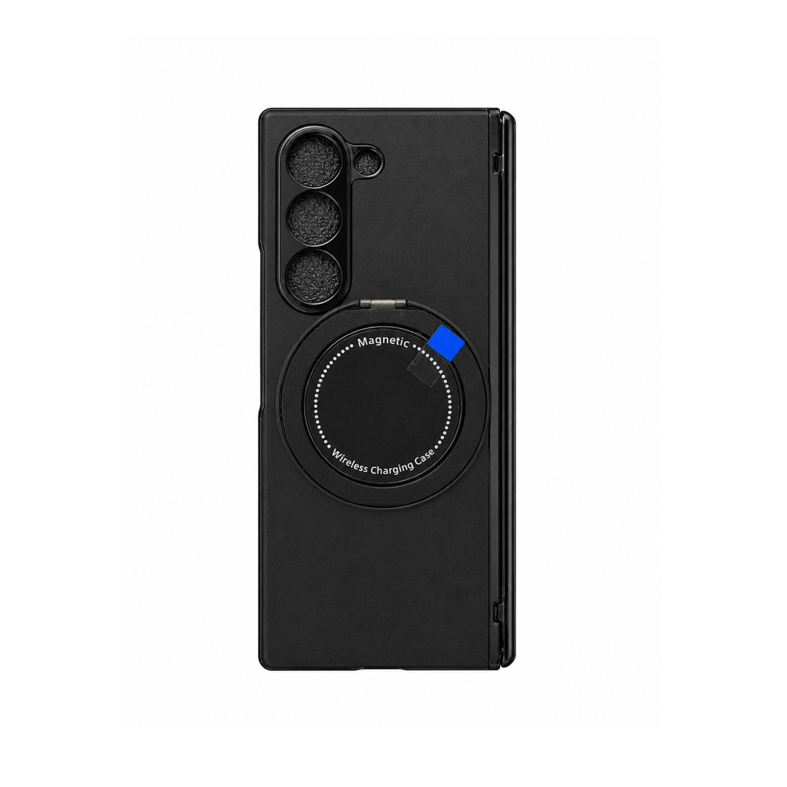 Samsung Galaxy Z Fold 6 Magnetic Ring Stand Case - Matte Black