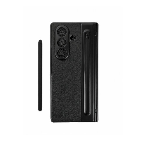 Samsung Galaxy Z Fold 7 Luxury Electroplated S Pen Holder Case – Black