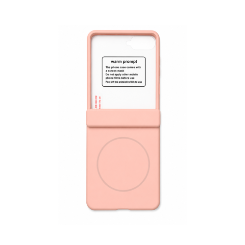Samsung Galaxy Z Flip 7 Magnetic Window MagSafe Case – Pink