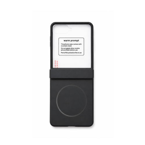 Samsung Galaxy Z Flip 7 Magnetic Window MagSafe Case – Black