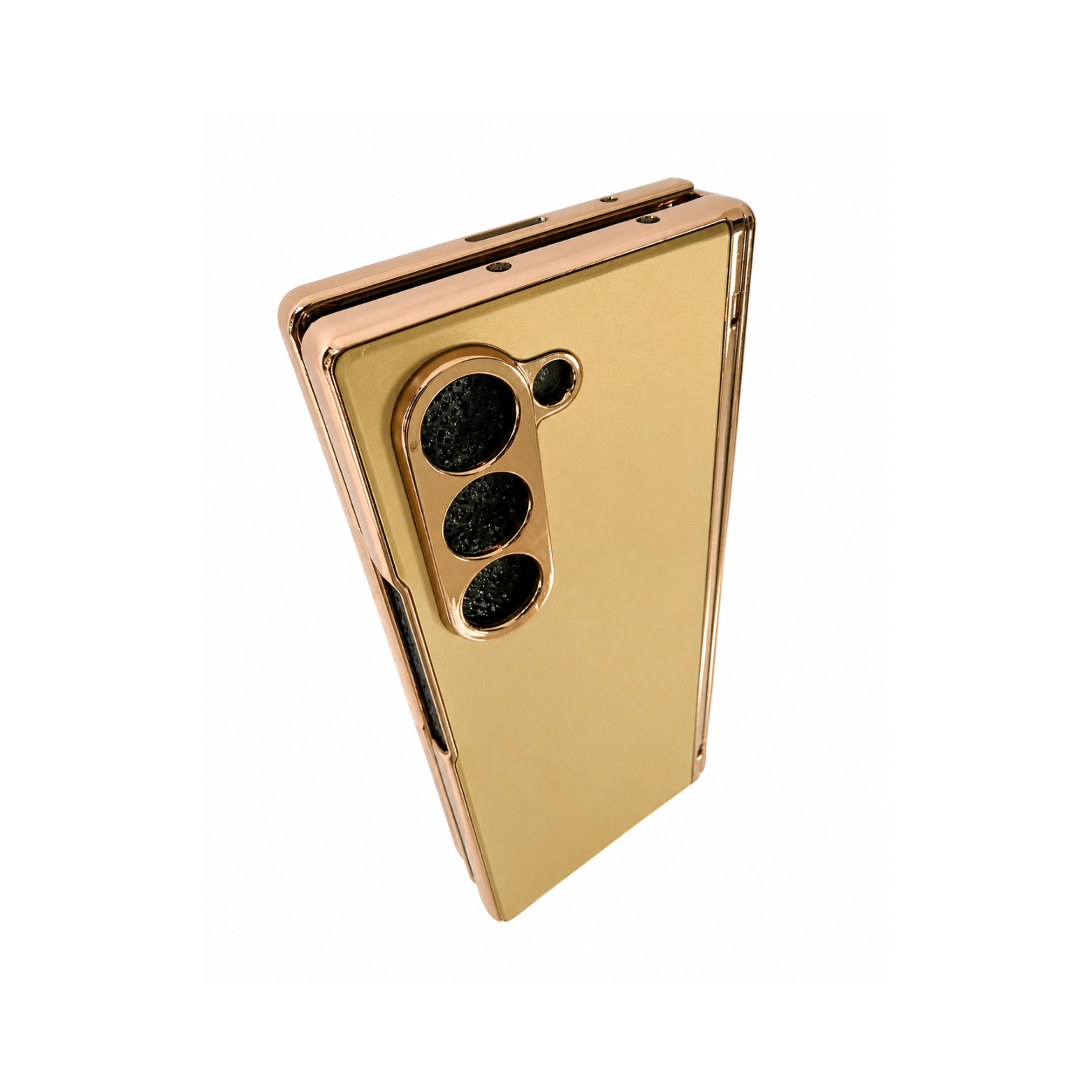 Samsung Galaxy Z Fold 6 Luxury Electroplated Case - Gold - Image 2