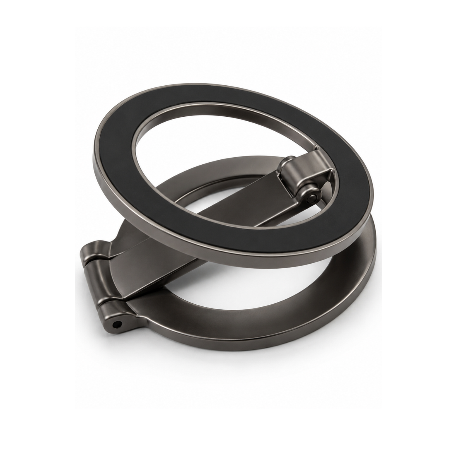 MagSafe Magnetic Ring Holder with Foldable Kickstand - Dark Titanium - Image 2