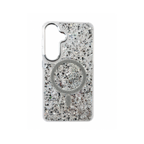 Samsung Galaxy S26 Plus Glitter MagSafe Case – Silver