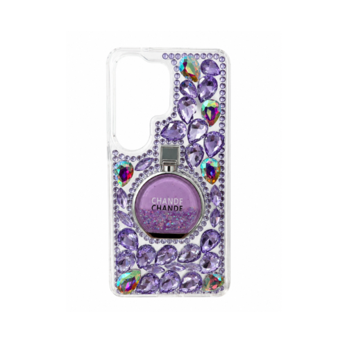 Samsung Galaxy S24 Ultra Crystal Stone Ring Case – Lavender Purple