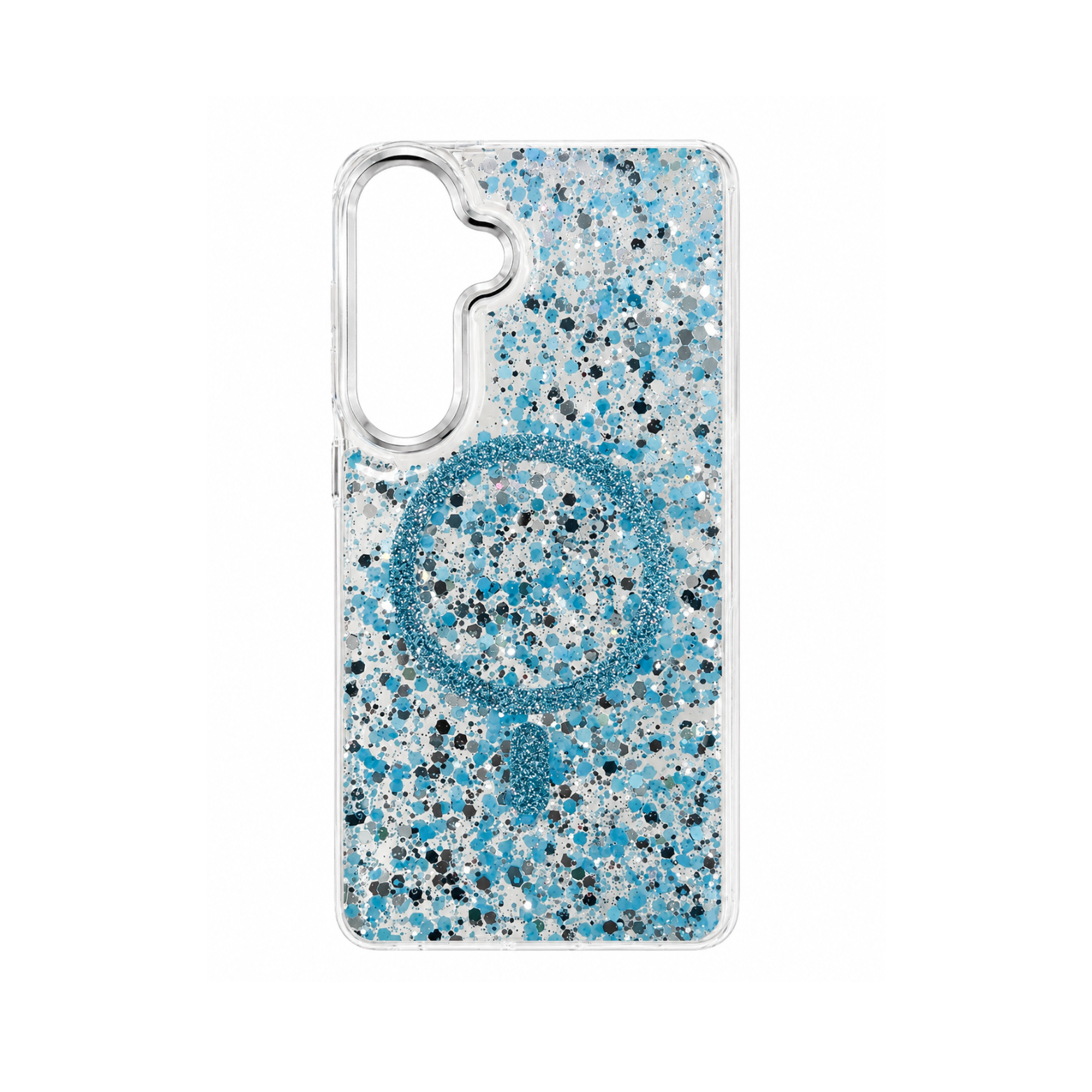 Samsung Galaxy S24 Glitter MagSafe Case - Arctic Blue