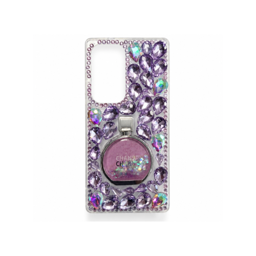 Samsung Galaxy S25 Ultra Rhinestone Ring Stand Case – Purple