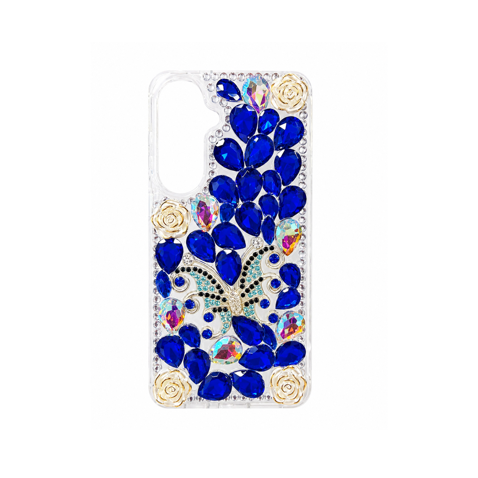 Samsung Galaxy S26 Butterfly Stone Case -Blue