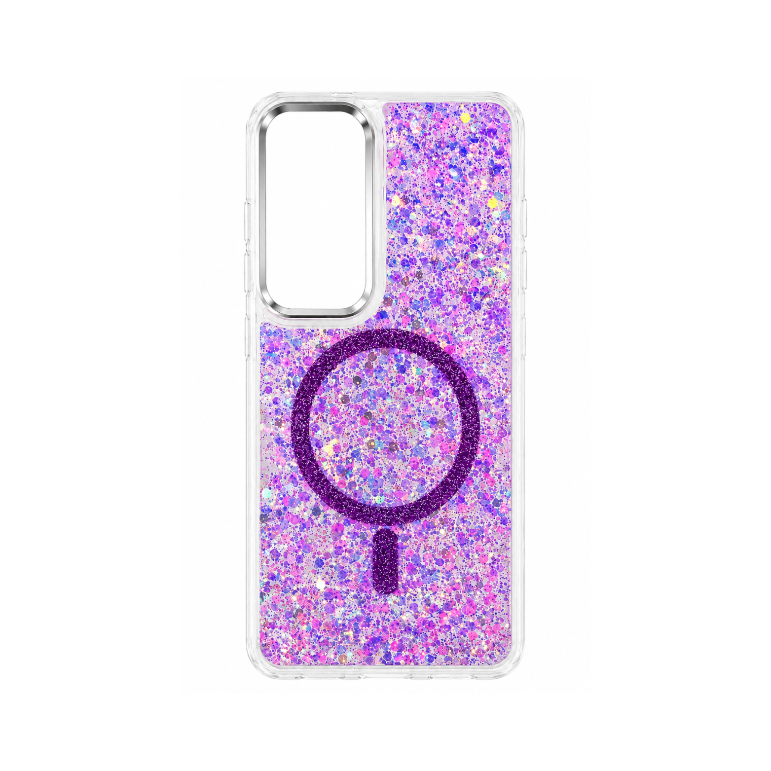 Samsung Galaxy S25 FE Glitter MagSafe Case - Lavender Purple