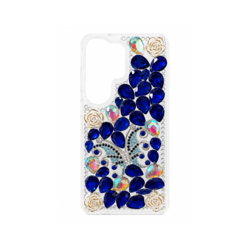 Samsung Galaxy S24 Ultra Butterfly Stone Case – Sapphire Blue