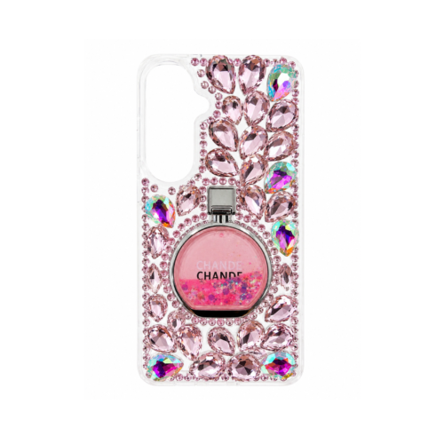 Samsung Galaxy S26 Plus Luxury Crystal Stone Grip Case – Blush Pink