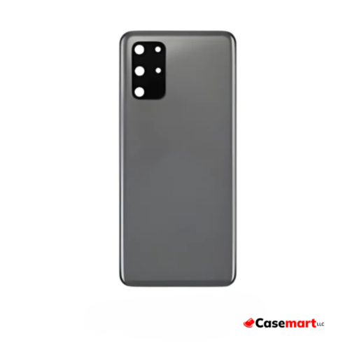 Back Glass with Camera Lens and Adhesive for Samsung Galaxy S20 Plus Cosmic Gray
