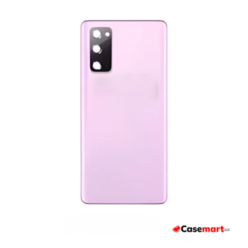 Back Glass with Camera Lens and Adhesive for Samsung Galaxy S20 FE Cloud Lavender