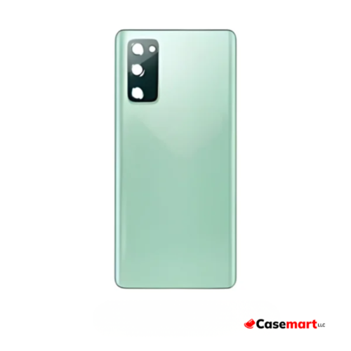 Back Glass with Camera Lens and Adhesive for Samsung Galaxy S20 FE Cloud Mint
