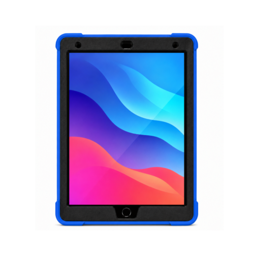 iPad 9th/8th/7th Generation 10.2-Inch (2021/2020/2019 Release) Rugged Full Body Protective Cover with Kickstand- Royal Blue