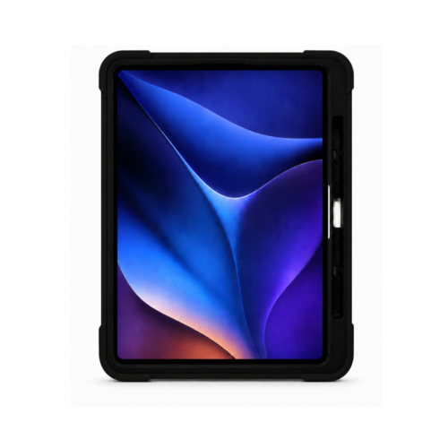 iPad Pro 13 Inch Case M5/M4(2025/2024) with Pencil Holder, Slim Hard Translucent Protective Cover- Black