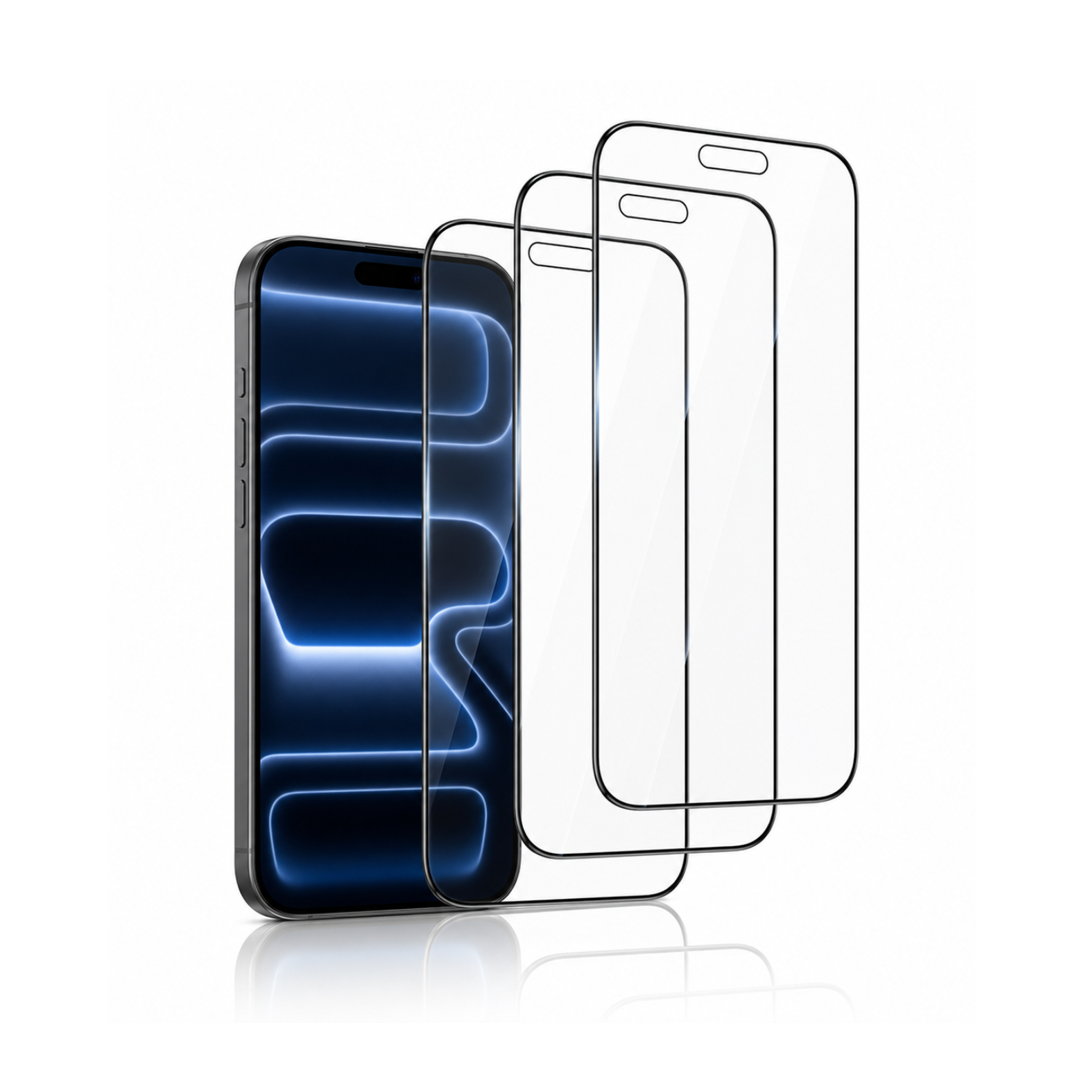 iPhone 17 Clear Gorilla Screen Protector, HD Tempered Glass, 9H+ Hardness, Scratch-Resistant, Anti-Fingerprint – 10 Pack - Image 2