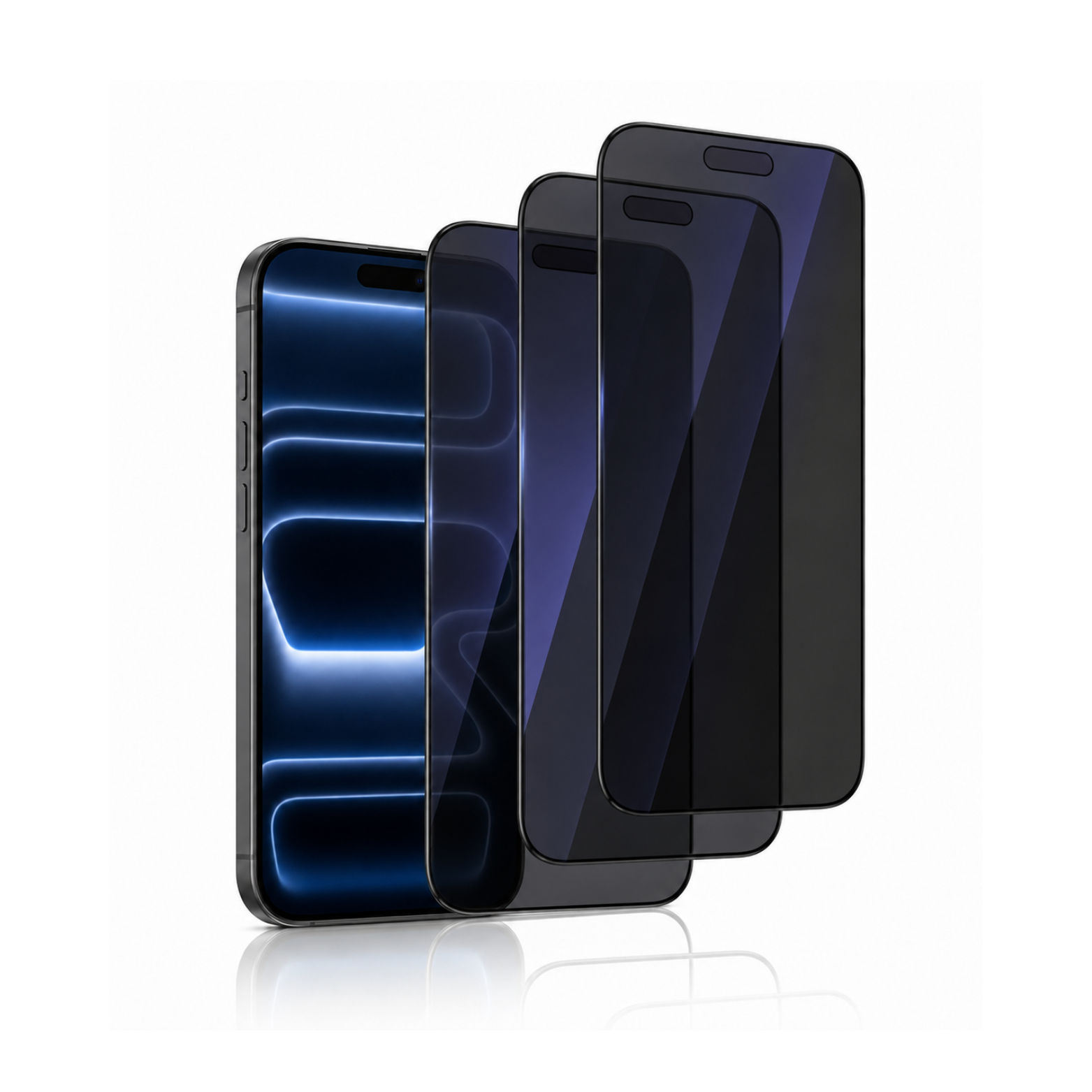 iPhone 17 Pro Privacy Gorilla Screen Protector, Anti-Spy Tempered Glass, 9H+ Hardness, Anti-Fingerprint – 10 Pack - Image 6