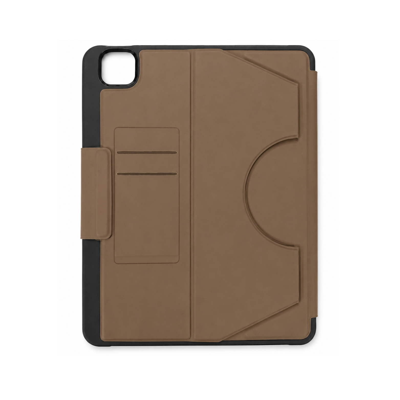 iPad Pro 11 Inch (M5 2025 / M4 2024) Heavy Duty Folio Case with Pencil Holder, Multi-Angle Stand & Auto Sleep/Wake - Mocha Brown - Image 2