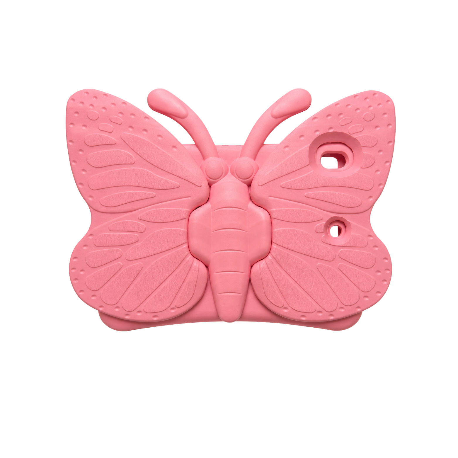 Kids iPad 9th/8th/7th Generation 10.2 Inch (2021/2020/2019) & iPad Air 3 / iPad Pro 10.5 Inch Heavy Duty Kids Butterfly Case with Stand – Pink - Image 4