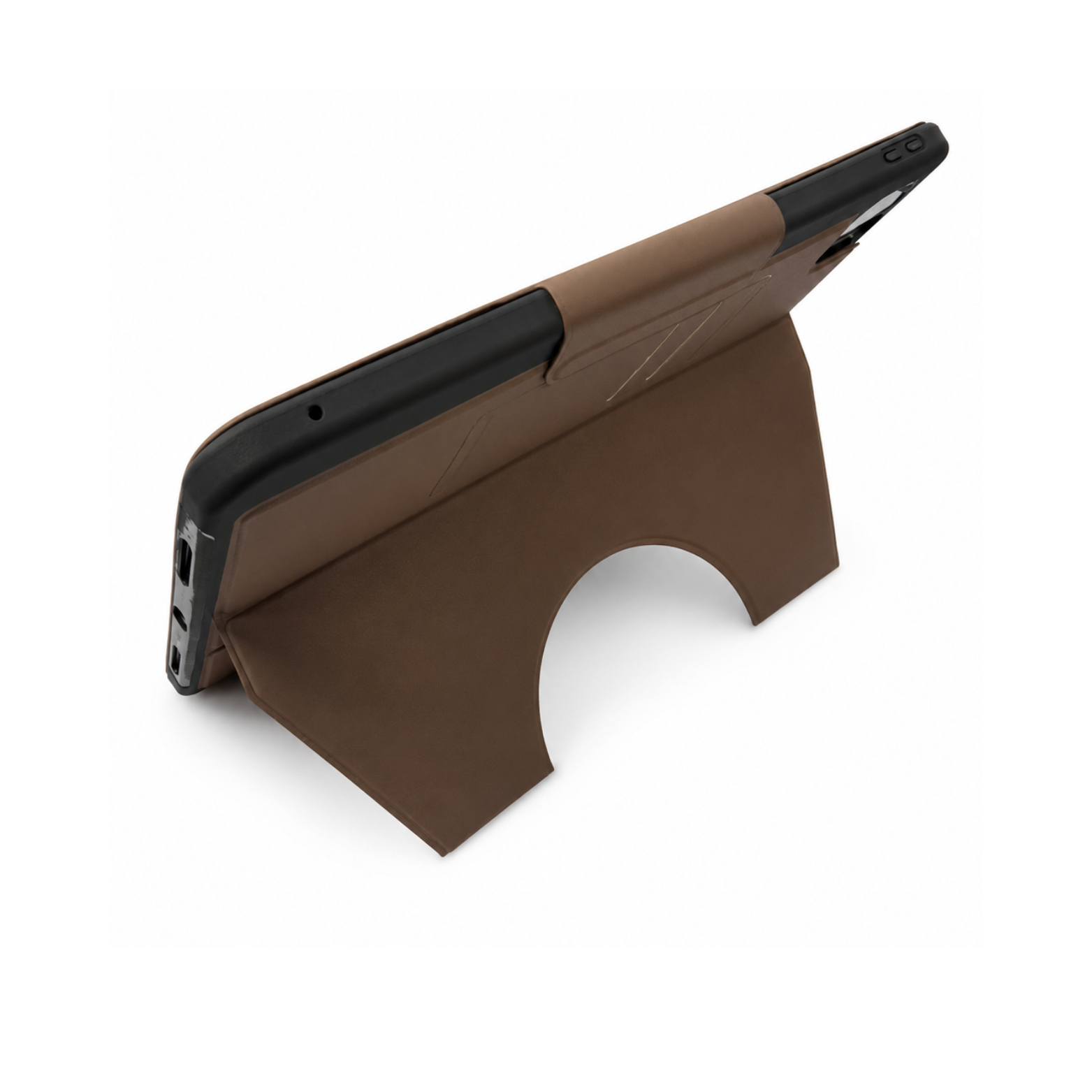 iPad Pro 11 Inch (M5 2025 / M4 2024) Heavy Duty Folio Case with Pencil Holder, Multi-Angle Stand & Auto Sleep/Wake - Mocha Brown - Image 4