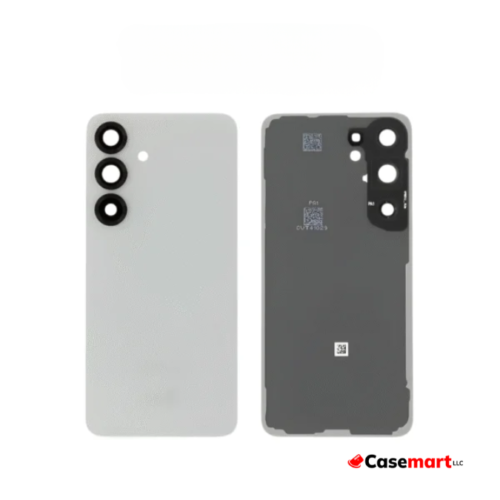 Back Glass with Camera Lens and Adhesive for Samsung Galaxy S25 (Silver)