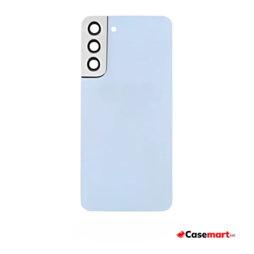 Back Glass with Camera Lens and Adhesive for Samsung Galaxy S22 Plus Sky Blue