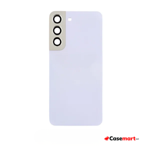 Back Glass with Camera Lens and Adhesive for Samsung Galaxy S22 Bora Purple