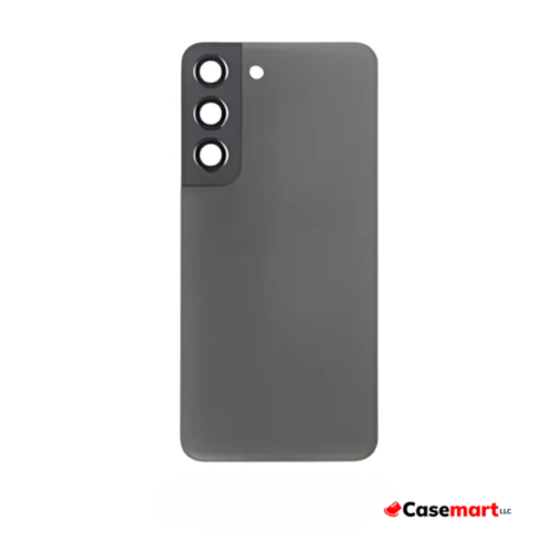 Back Glass with Camera Lens and Adhesive for Samsung Galaxy S22 Graphite