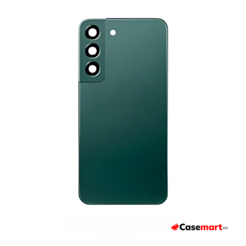 Back Glass with Camera Lens and Adhesive for Samsung Galaxy S22 Green