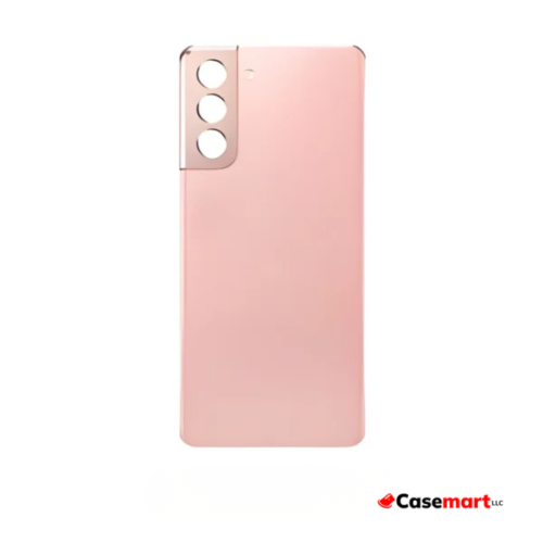Back Glass with Camera Lens and Adhesive for Samsung Galaxy S21 Phantom Violet