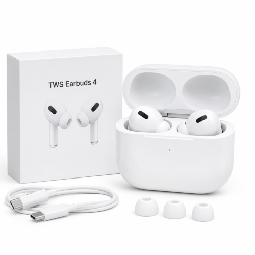 TWS Bluetooth Earbuds 4 with Charging Case – 4 Style
